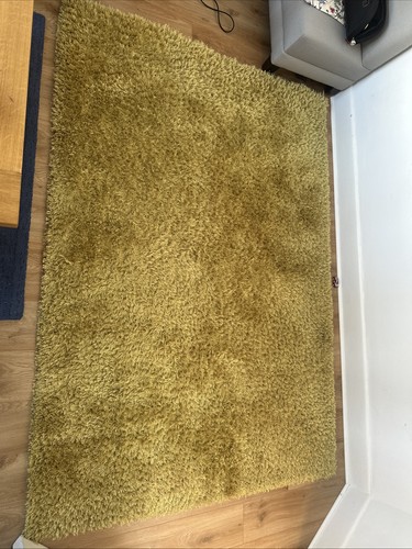 Shaggy yellow rug - , 160x230