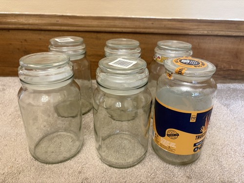 Empty coffee jars - empty,