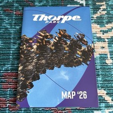 Thorpe Park 2026 Map Brand New