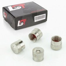 4x Valve Caps Tire Valve Cover Silver for HONDA