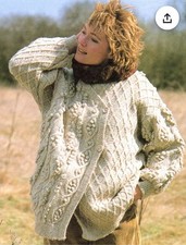 Hand Knitted Wool Aran