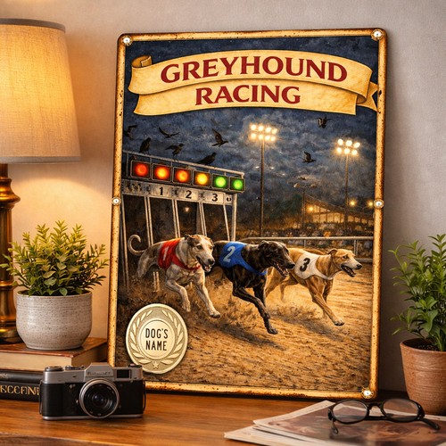 Personalised greyhound racing - greyhound,