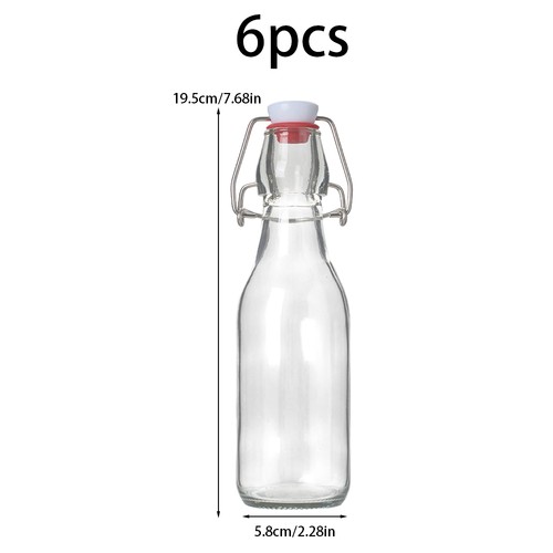Glass bottles with swing - glass,
