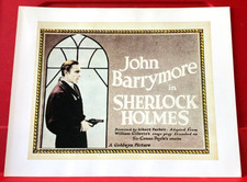 Sherlock Holmes John Barrymore Movie/Film Lobby Card Art PICTURE/PRINT 11"x 8.5"