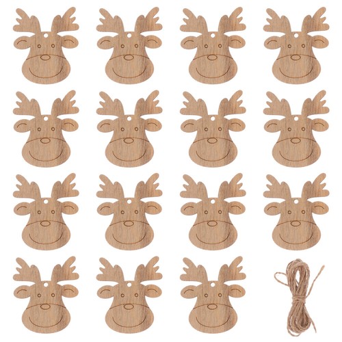 Pcs wooden reindeer - 20,