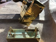  Brass Rim Lock; Keep & Handles.