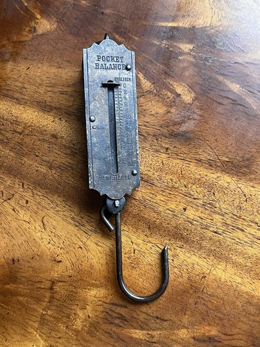 Antique registered pocket - "registered",