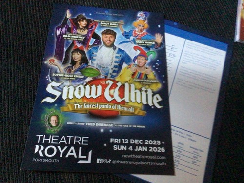 Pantomime flyers 2025 - pantomime, 2025/26