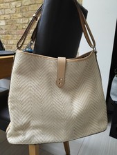 Stella and Dot Tote/Cross body Bag Cream