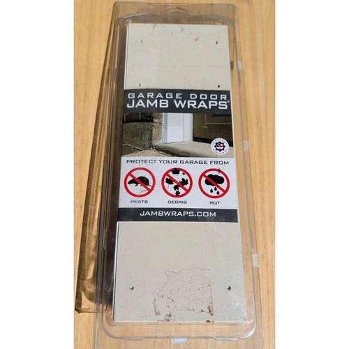 Garage door steel jamb - door, wraps