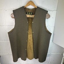 Men's Vintage Barbour Pile Lining Gilet Vest Outdoor Made in England Warm