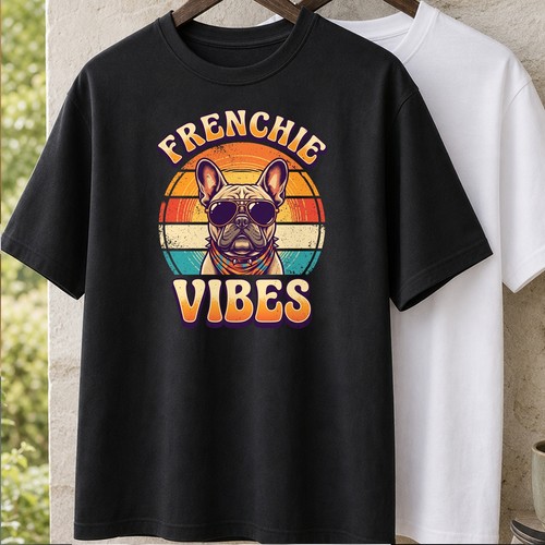 Retro frenchie dog unisex - retro,