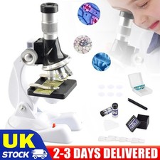 1200X Student Biological Microscope Home School Science Lab Optical Instruments