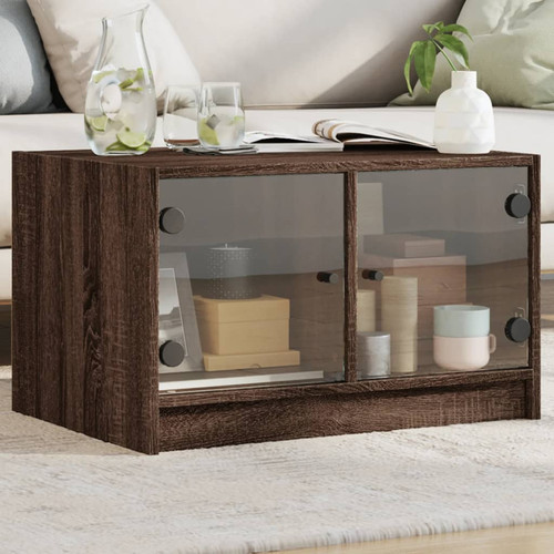 Coffee table brown oak - table,