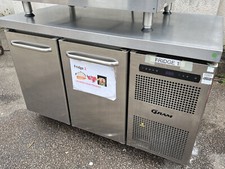 GRAM 2 DOOR UNDER COUNTER FRIDGE REFRIGERATED PREP TABLE, TOP BRAND, 2 IN STOCK
