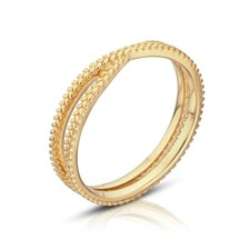 9ct Yellow Gold Leaf Design