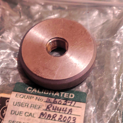 16th unf thread gage - unf,