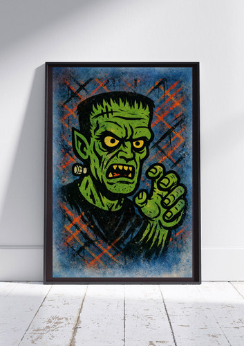 Frankenstein monster poster - frankenstein,