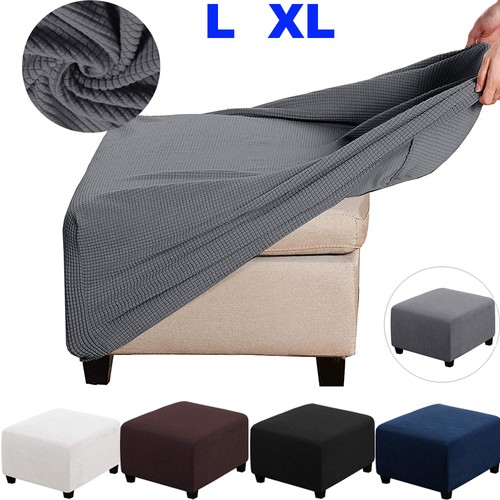 Jacquard square ottoman - jacquard,