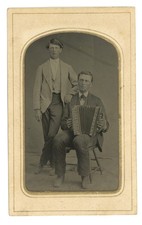 Handsome Musical Duo Accordion