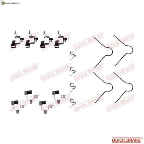 Accessory kit disc brake pad - accessory,