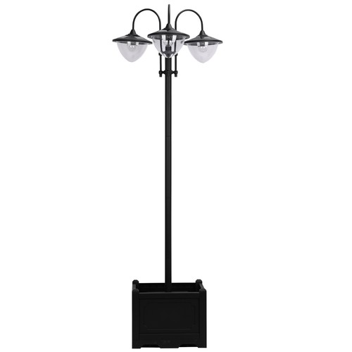 Garden solar lamp - garden, post