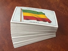 Players Reproduction Cigarette Cards Full Set - Flags Of The League Of Nations