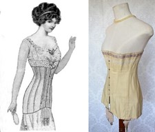 Titanic era corset hip