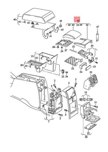 Caddy saa sab - sab, armrest