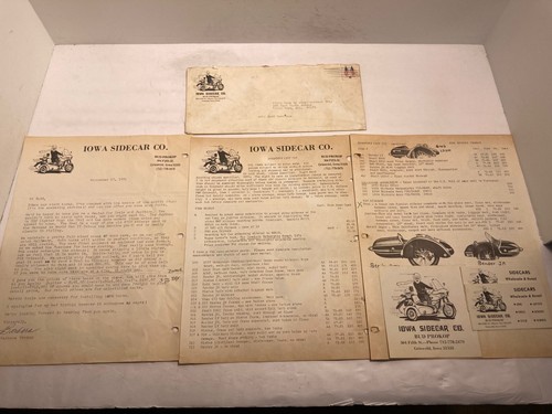 Iowa sidecar inventory - iowa,
