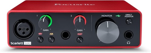 Scarlett solo 3rd - scarlett, usb