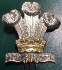 British Army cap badge for the 3rd Carabiniers, Prince of Wales's Dragoon Guards