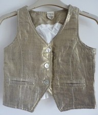 Immaculate Jottum Festive Collection Gold Waistcoat, Stunning, 5-6 yrs 110/116