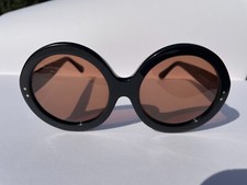 Vtg 0122 Cutler and & Gross Iris Apfel style round oversize sunglasses Edna Mode