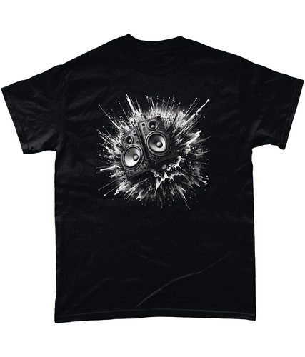 Exploding loudspeakers shirt - loudspeakers, t