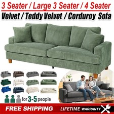 3 4 Seater Corduroy Sofa