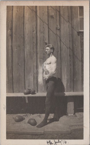 Shirtless male boxer athlete - boxer,