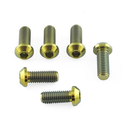 Titanium disc bolts gold - disc,