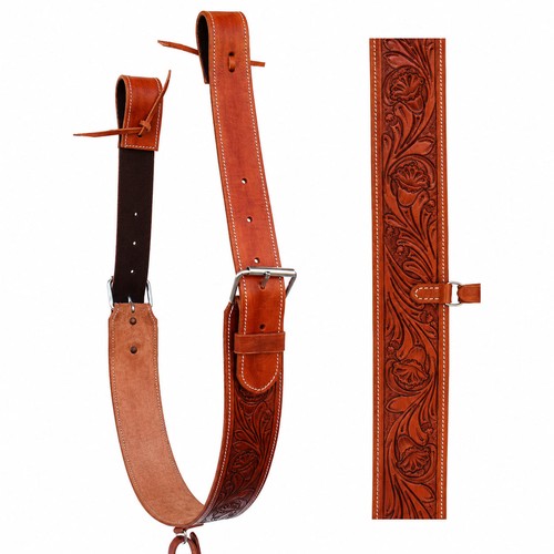 Horse western carved leather - western,
