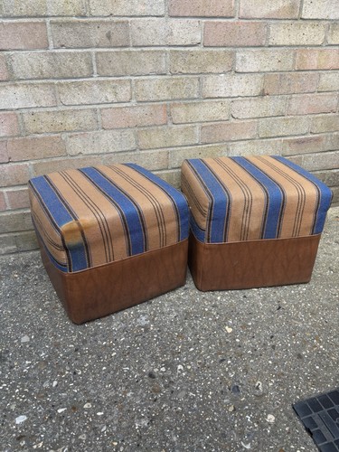 Vintage pair upholstered - pair,