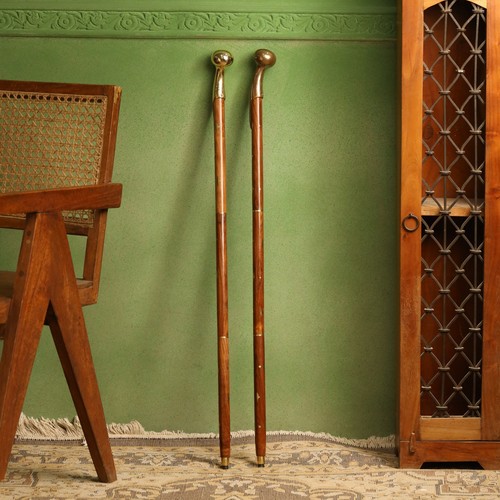 Vintage walking stick horse - vintage,