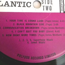 Led Zeppelin Debut Superhype
