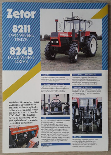 Zetor 8111 8145 - zetor, crystal
