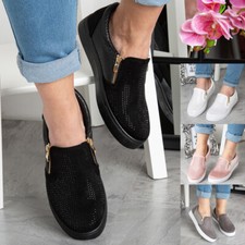 Girls Flat Trainers Shoes