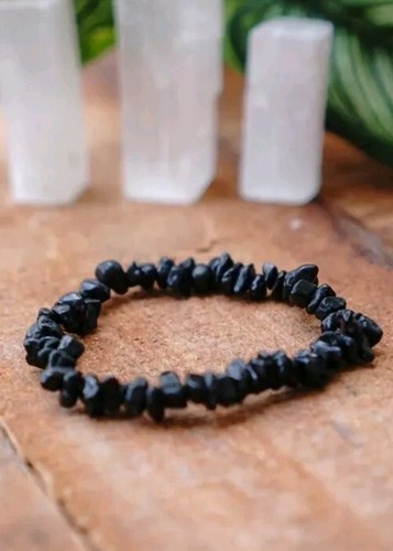 Black onyx natural stone - black,