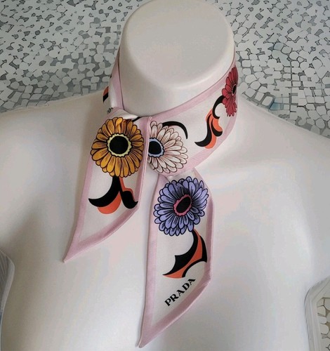 Prada ribbon scarf - prada,