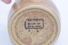 Denby Pottery Brown Glazed Stoneware Jug Vintage Made in England