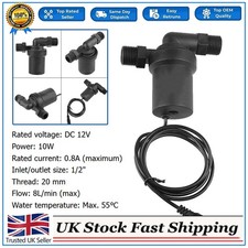 DC 12V Brushless Motor Heat Resistant Circulation Solar Hot Water Pump 8L /min！