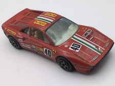 Burago Red Ferrari GTO 1/48 Scale Diecast Model Car with Race Stickers