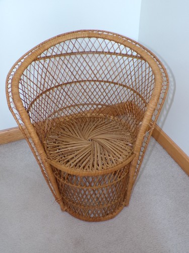 Mcm chair wicker - chair,